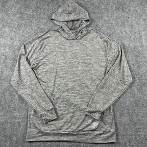 Born Primitive Hoodie Mens XL Grey Space Dye Athletic Training Pullover Gym